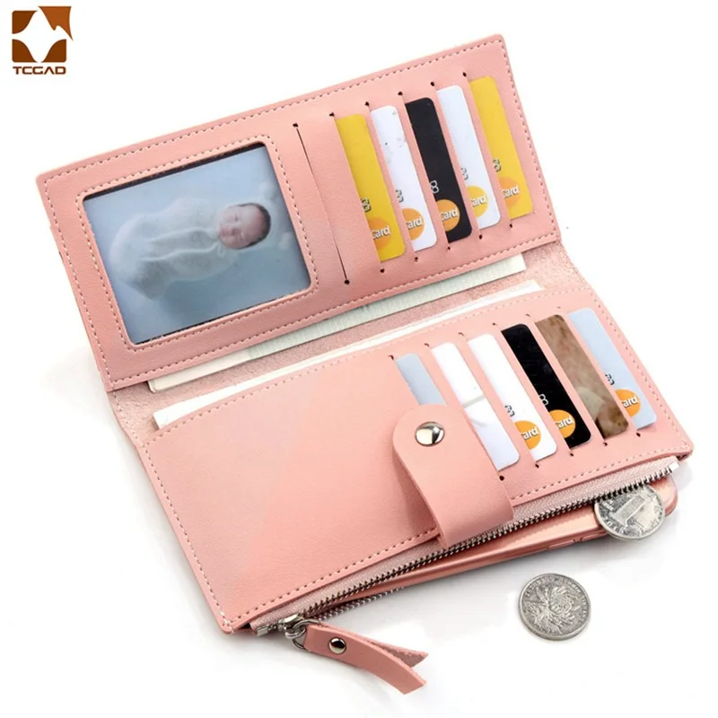 Long PU Wallet for Women, Hasp Clutch, Female Purse, Money Wallet, Female, 2024