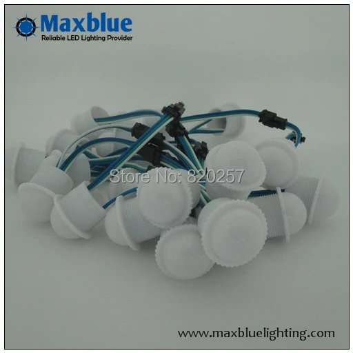 WS2811 26mm Diffused Full Color 3 LEDs 5050 SMD RGB Programmable pixel Led Module 12V 20pcs/lot