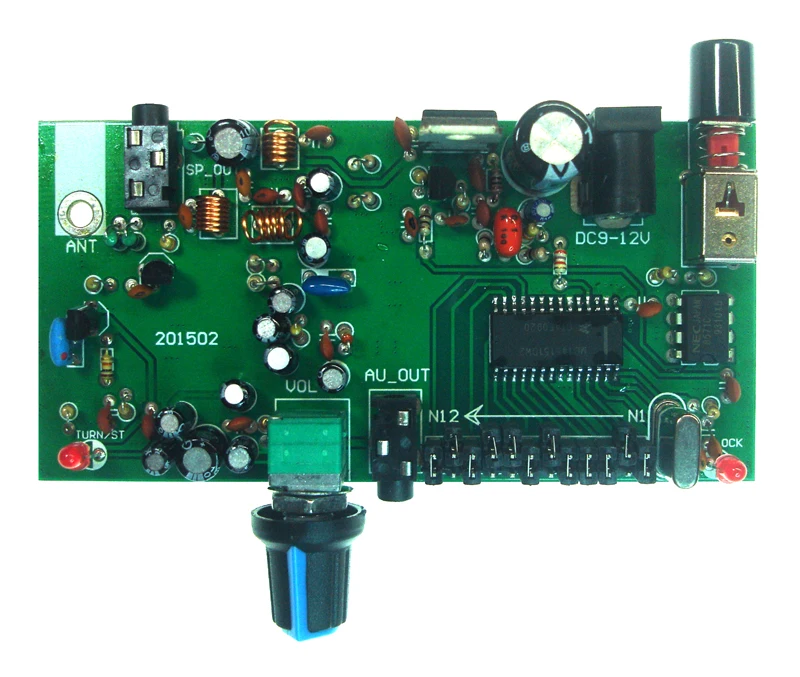 High stability and high fidelity PLL FM receiving board/FM receiving board/band noise/stereo/radio board