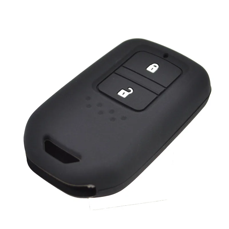 Silicone Car Key Case For Honda Fit HR-V Vezel Jazz City Civic Accord Odyssey Crosstour Cover Keyless Fob Shell Skin Holder