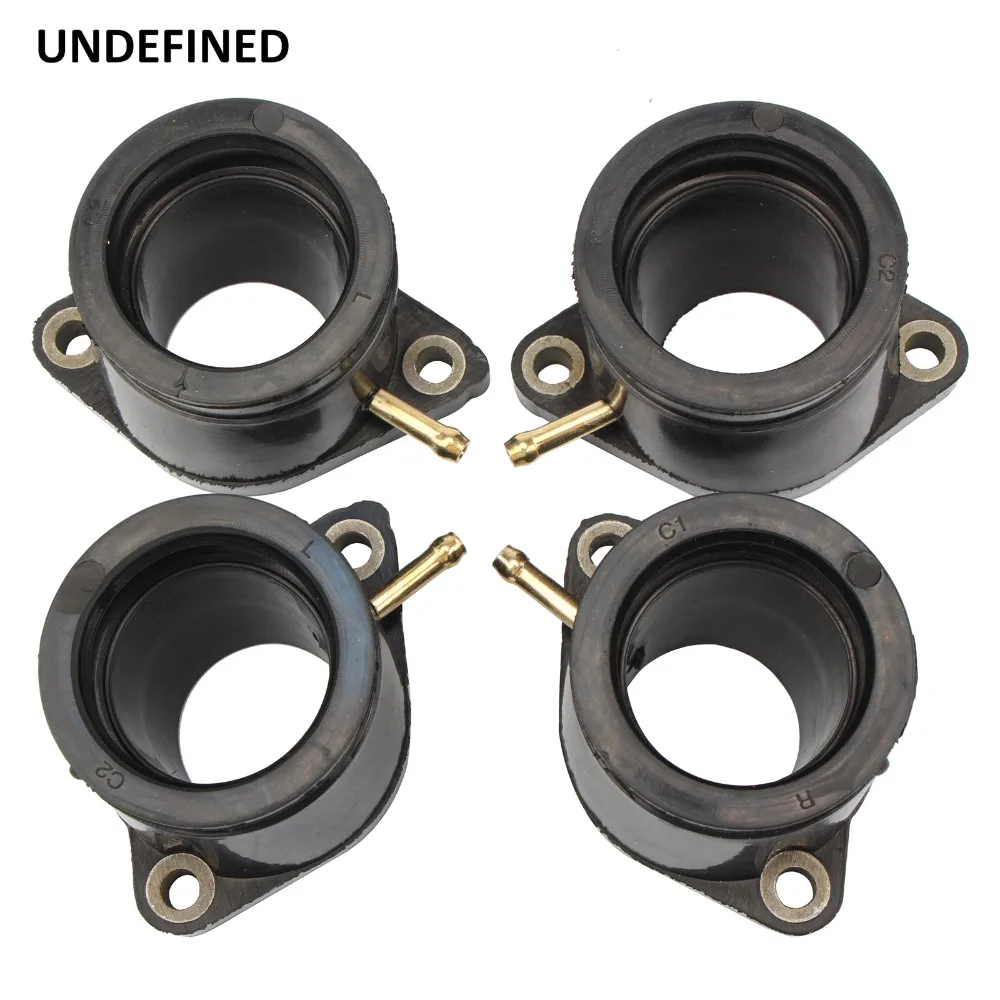 For Yamaha XJ900 XJ 900 1983-1994 Motorcycle Carburetor Intake Manifold Adapter Joint Boot Sets Carburador Moto Black