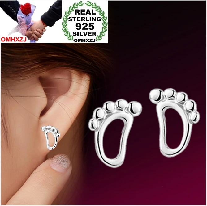 OMH wholesale Fashion jewelry Trace the footprints For woman Stud earrings YS104