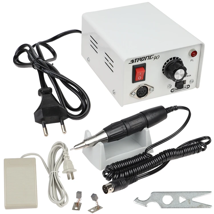 

Strong 90+102 Micromotor Hand Polishing Polisher Dental Lab equipment, 220V 0-35000 rpm with 102 Handpiece for jewelry