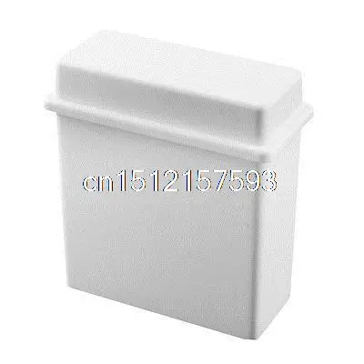 2 in 1 White Plastic 24 Places Microscope Slides Staining Rack Dish Set