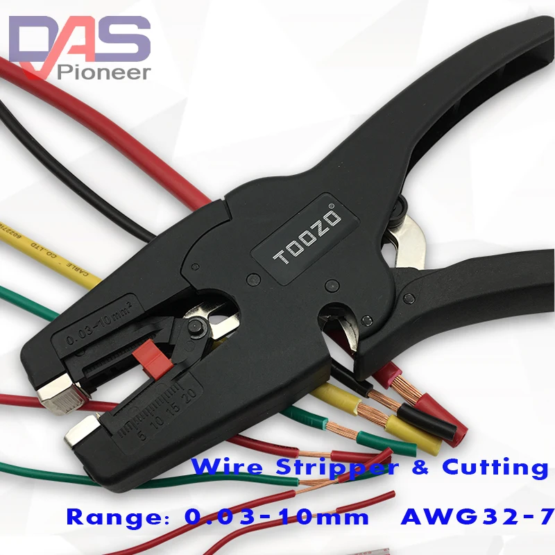 Self-Adjusting insulation Wire Stripper range 0.03-10mm2 With High Quality wire stripping Cutter Range 0.03-10mm Flat Nose