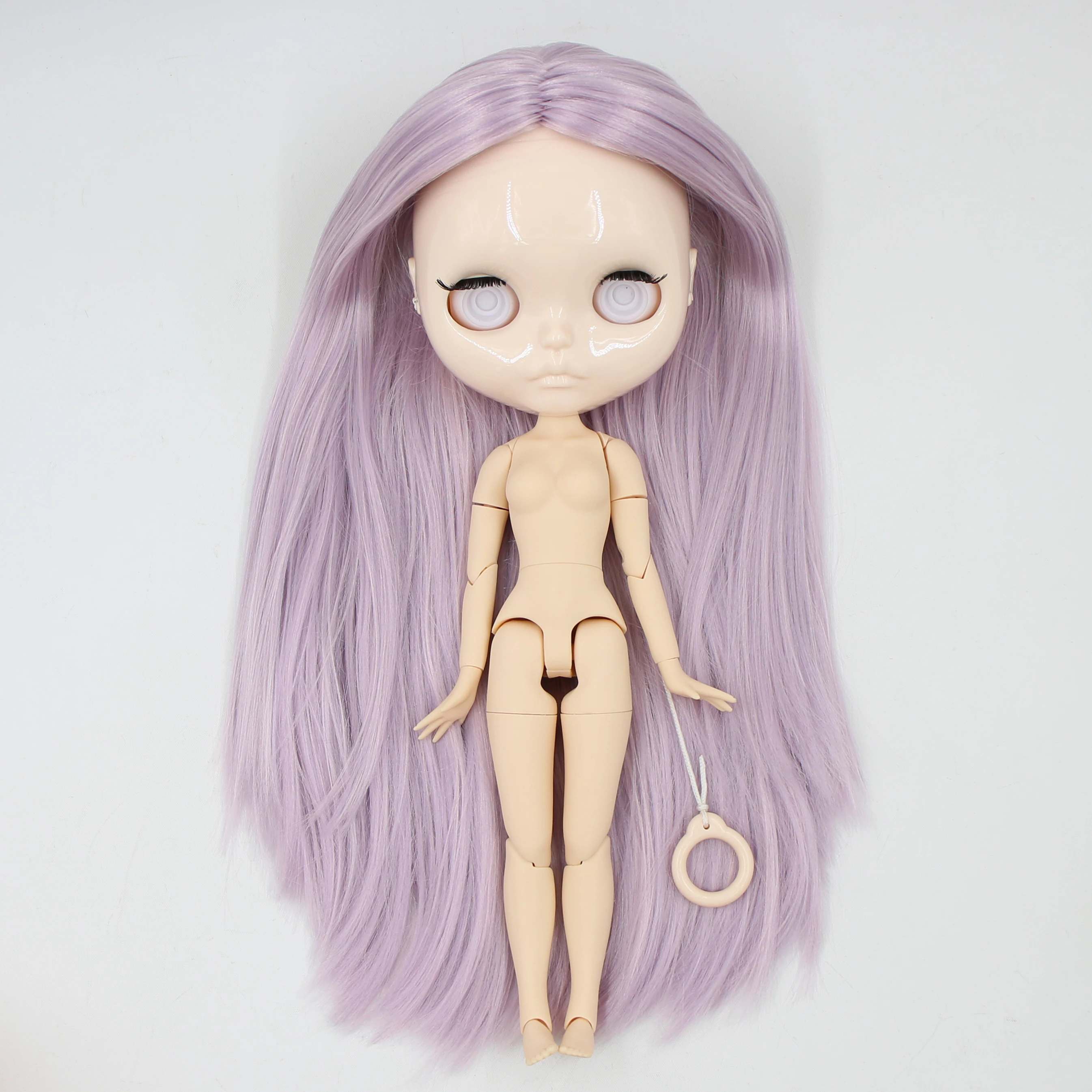 ICY DBS Blyth Doll 1/6 bjd white skin shiny face without makeup without eyechips for DIY custom doll 30cm toy