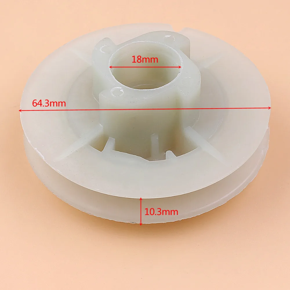 4500 5200 5800 ลูกโซ่จีน Single Starter Pulley 45cc 52cc 58cc เลื่อยเบนซินอะไหล่