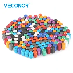 80pcs Multi-color Universal Alu-alloy Tire Valve Caps For Car Truck Motorcycle Bicycle Valve Stem Cover Color Send Randomly