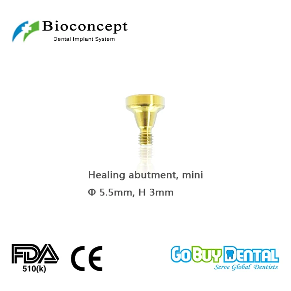 Bioconcept Hex Mini healing abutment D5.5mm, height 3mm(323310)