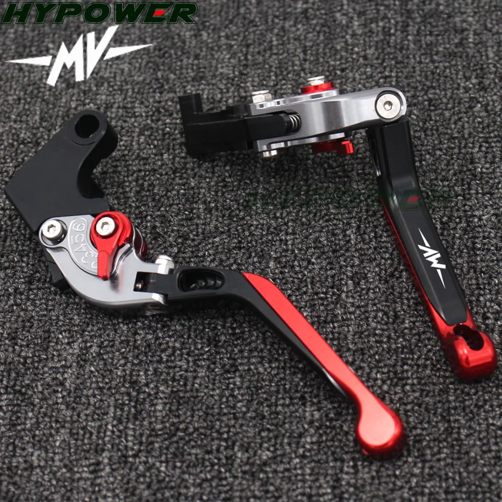 Adjustable Folding Extendable Brake Clutch Lever For MV AGUSTA F4 750 1000 312 R 312RR 1078 F4R RACING Free shipping Motorcycle