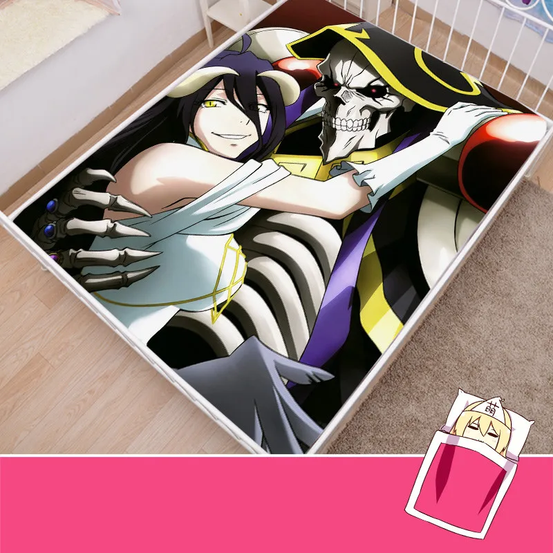 

Anime Cartoon Overlord Mattress Cover Fitted Sheet Fitted cover bedspread counterpane