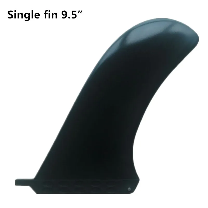 9.5inch Longboard Fin Black Nylon Surfboard Fin For Sup Centre Fins