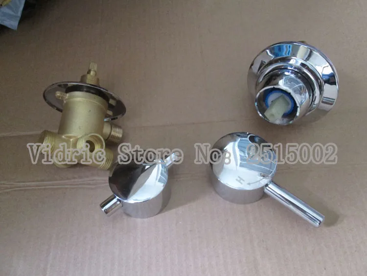 Shower room mixing valve bathtub faucet water separator, Customized 2/3/4/5 gears screw thread/intubation style split valve tap