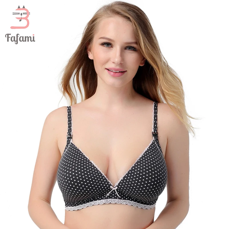 

Maternity Nursing bra Plus size bra Maternity clothing breast feeding bra for pregnant women wire free cotton breastfeeding bras