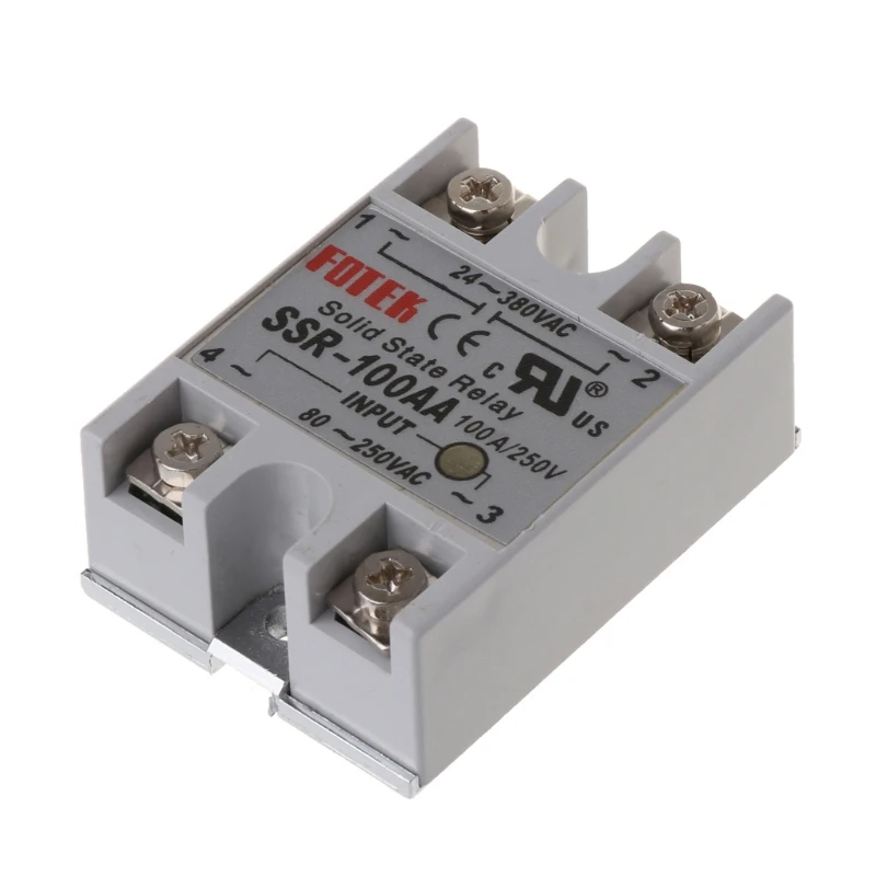 24V-380V SSR-100AA 100A /SSR-10AA 10A DC-AC DC-AC Solid State Relay Module Temperature Controller LS'D Tool