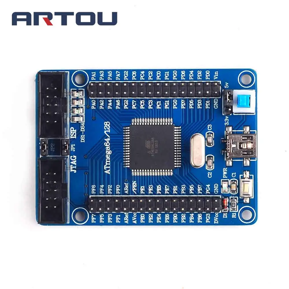 ATmega128 Development Board AVR Development Board Learning Board Minimum System Core Board