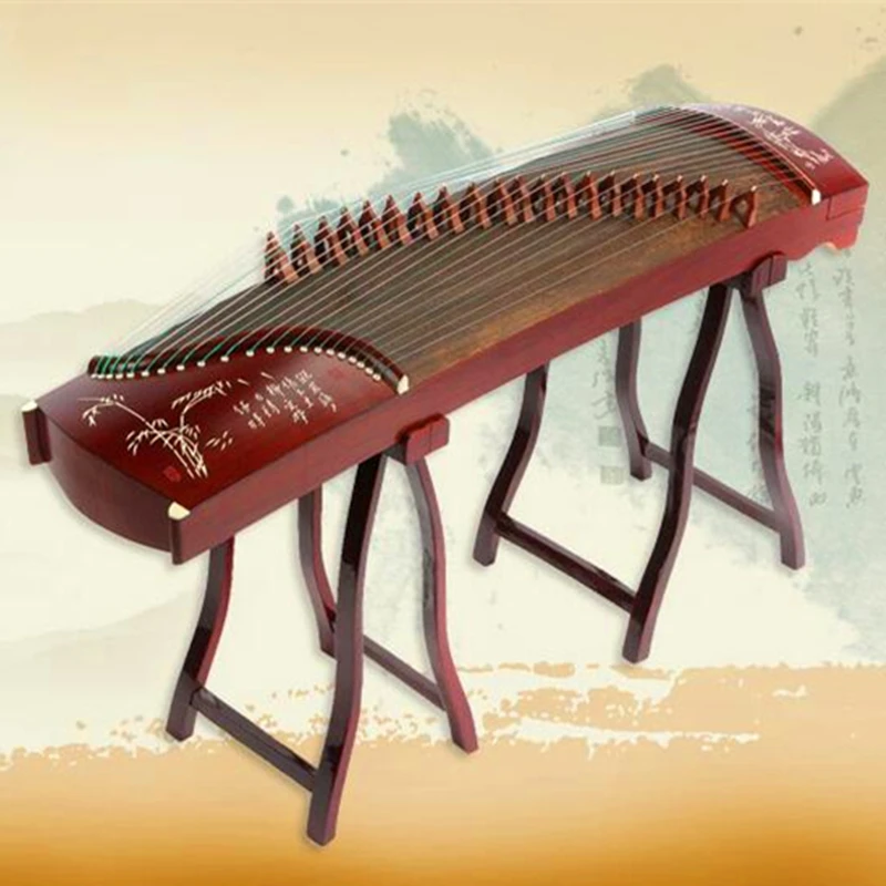 

Imitation Rosewood China Guzheng Children Professional 125cm Small Guzheng Mini Music Instrument Zither With Full Accessories