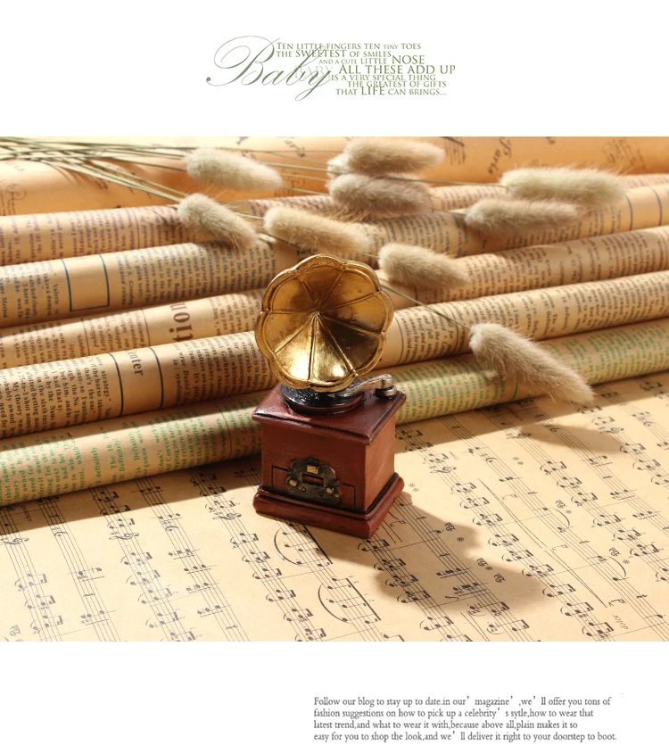 Papel de fondo nostálgico para estudio fotográfico, accesorios de ornamentos de 52x75cm, antiguo periódico inglés de estilo europeo, 7 unids/set por Set