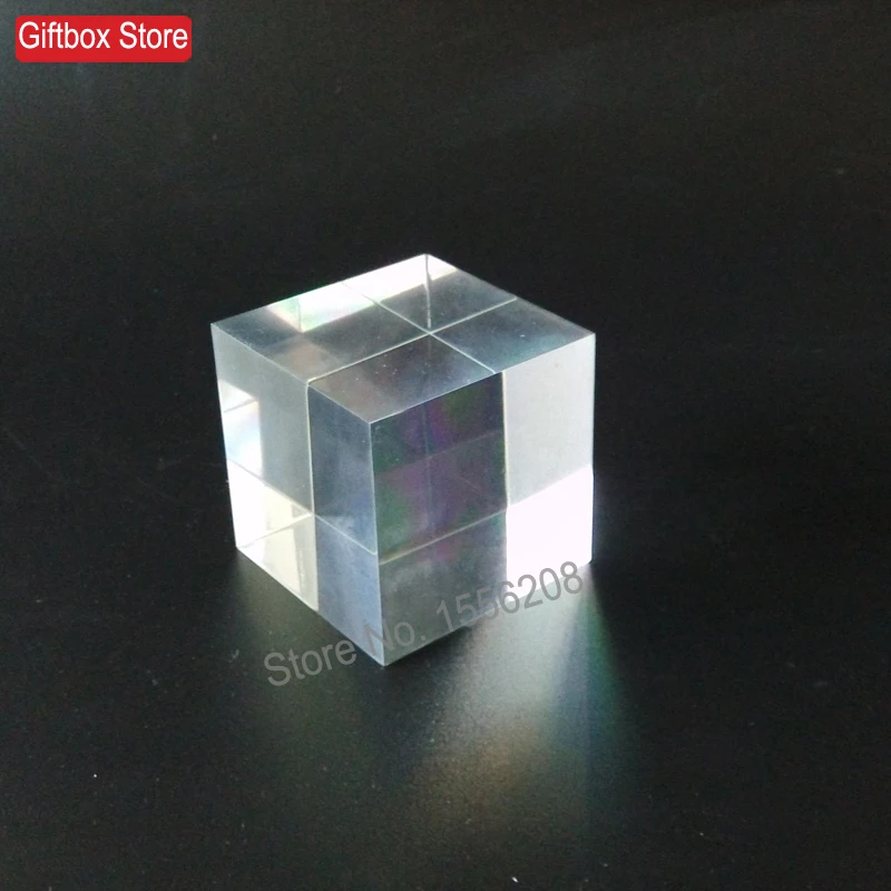 60mm thickness Clear Plexiglass Solid Display Block Acrylic Square Shaped Cubes Crafts