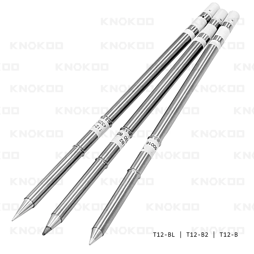 KNOKOO  T12 Series Solder Electric Soldering Iron T12 Welding Tips for FX-951 Soldering Station