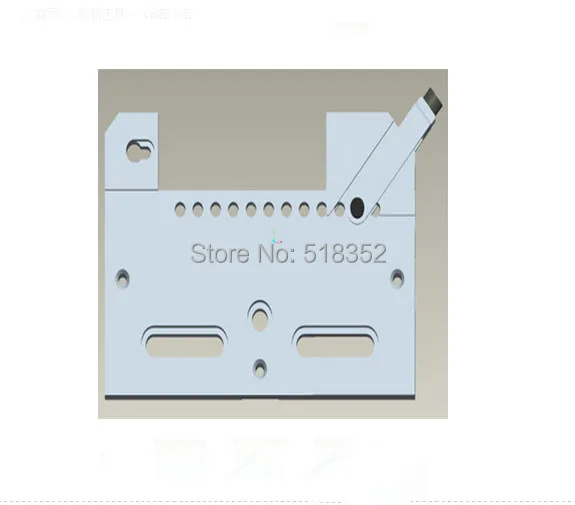 EPT-7059 Precision EDM Vise, SUS440/420 Stainless Steel Vise Jig Tools for EDM Wire Cutting Machine