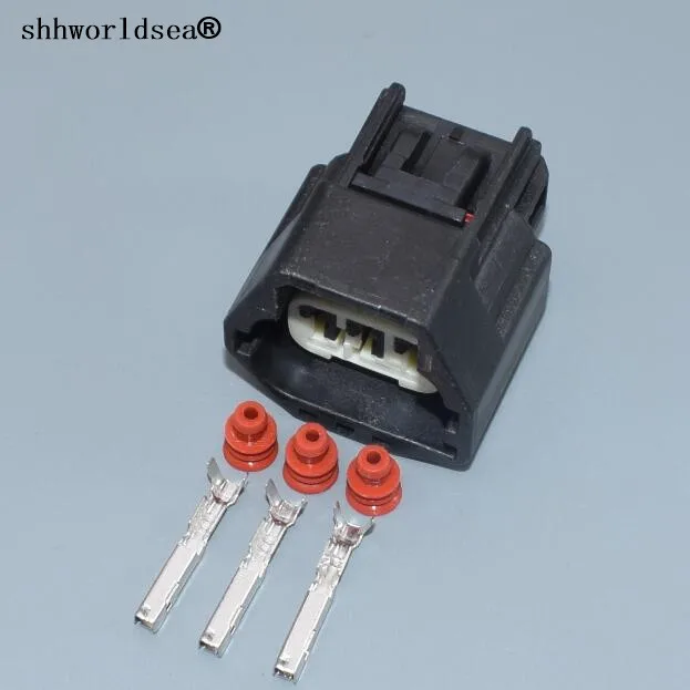 shhworldsea 3pin 1.5mm auto waterproof connector plug electric cable wiring connector