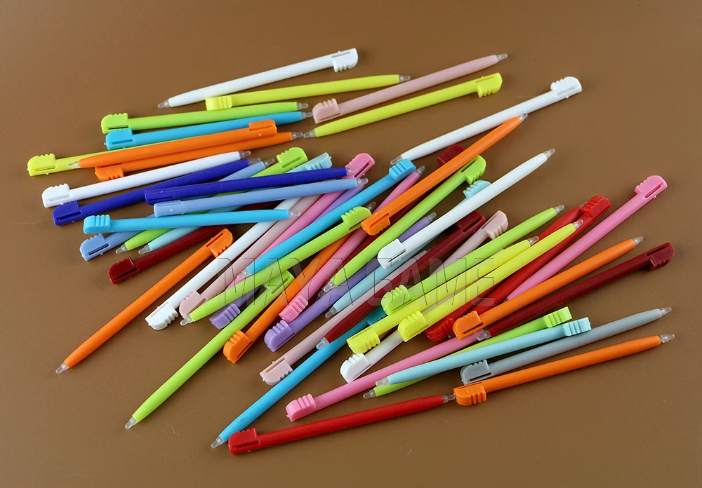 OCGAMEหลายสีสัมผัสหน้าจอปากกาStylusสำหรับNintendo NDSL 100ชิ้น/ล็อต