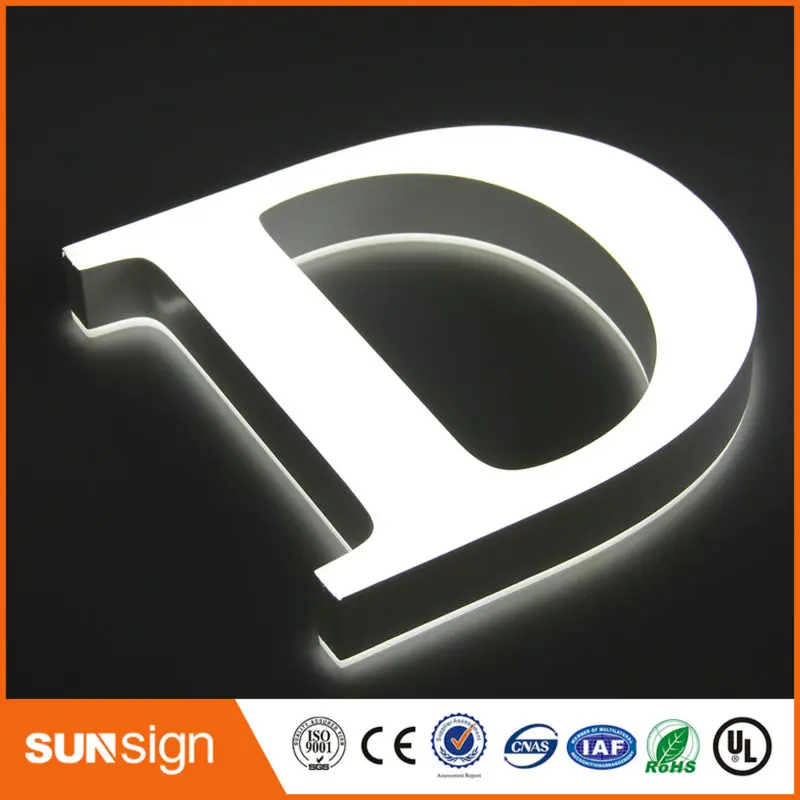 Kleine Size Letters Acryl Mini Led Frontlit Letters