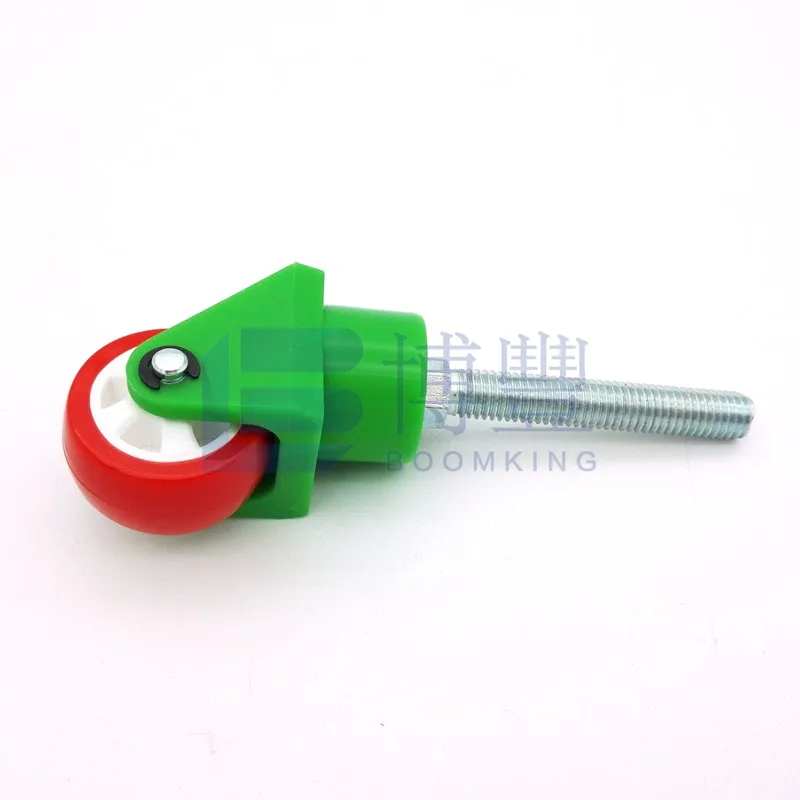 

1''/D38mm*M8/M10*20/30/60mm water-proof Red and green Universal wheel,Furniture Caster,rubber roller,Conveying delivery wheel