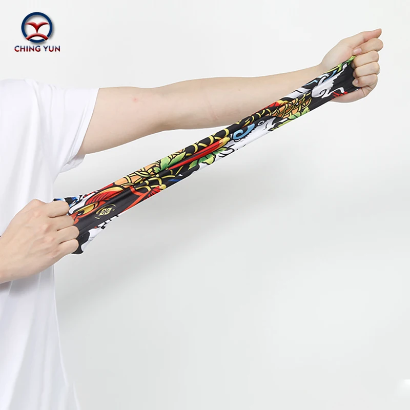 CHING YUN New Fashion Tattoo Sleeves Arm Warmer Unisex UV Protection Outdoor Temporary Fake Tattoo Arm Sleeve Warmer Sleeve HW