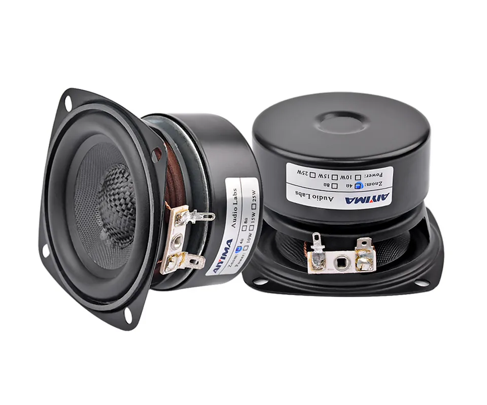 AIYIMA 2 Stück 3 Zoll Breitband-Lautsprecher 4 8 Ohm 20W Wasserdichte Lautsprecher Glasfaser-Lautsprecher für Heim-Verstärker Audio – Detail 6