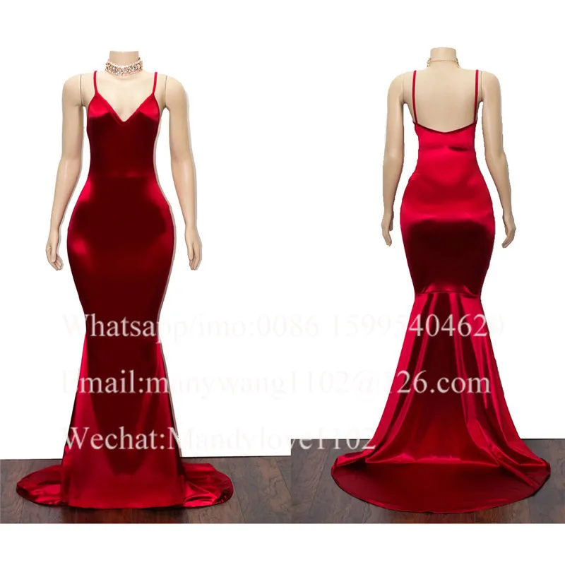 Longo sem costas vermelho vestidos de baile 2022 sexy halter pescoço sereia vestidos festa de noite formal trem varredura vestidos de fiesta