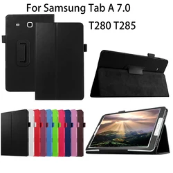2016 PU Leather Case For Samsung Galaxy Tab A a6 7.0 inch T280 T285 SM-T280 SM-T285 Covers Case Tablet Business Flip Shell Funda