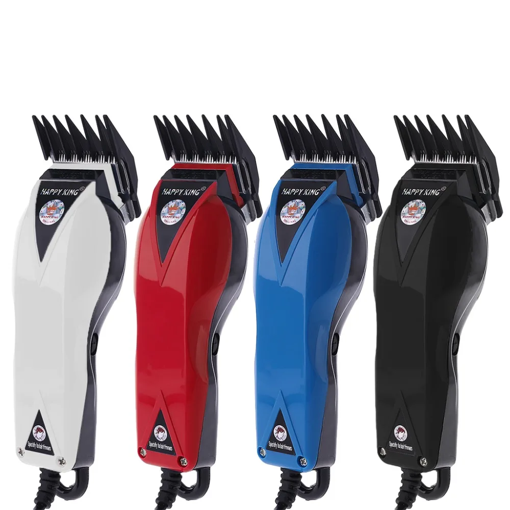 Electric Hair Trimmer Clipper Men's Shaver Barber Haircut Machine EU Plug & Stainless Steel Blade & 3pcs Limit Comb For Barber