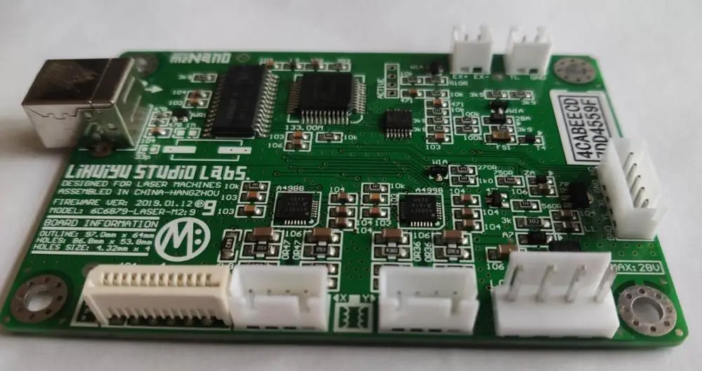 

LIHUIYU M2 M3 Nano Laser Controller Mother Main Board Mother Board System Used For CO2 Engraver Cutter Machine 3020 4030 6040