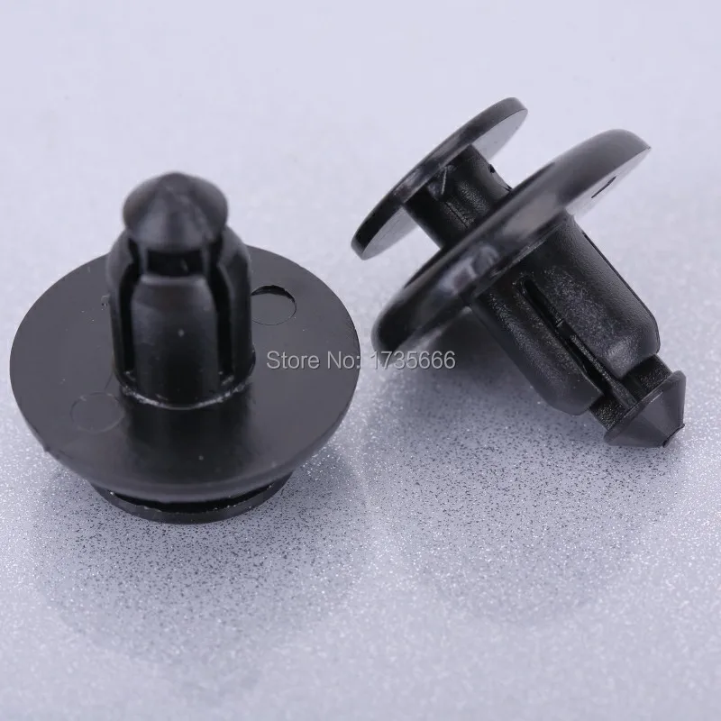 100PCS Fender Liner Fastener Rivet Mud Guard Clip Nylon Retainer A19315 BC1D-56-145 1996-On For Mazda Protege