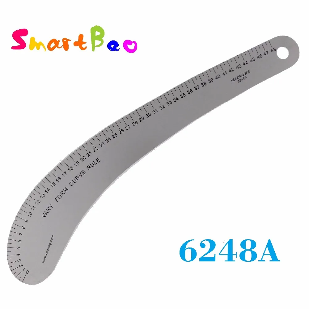 Aluminum Garment Curve Ruler 48cm Metal VARY FORM SEWING RULER;  # 6248A