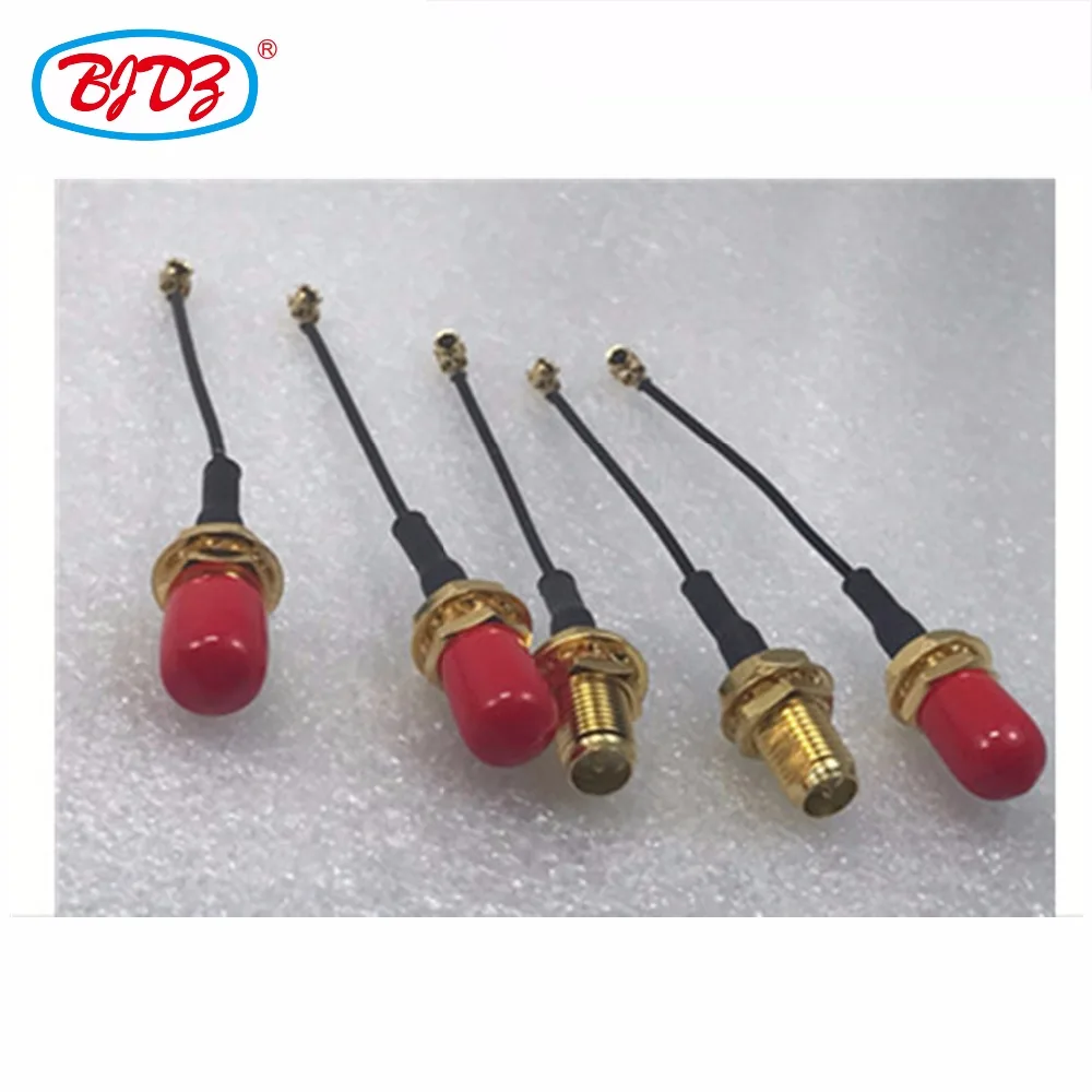 Free Shipping 10pcs SMA female Bulkhead connectorto UFL IPEX connector for 6 inch mini 1.13 cable assembly jumper cable pigtail