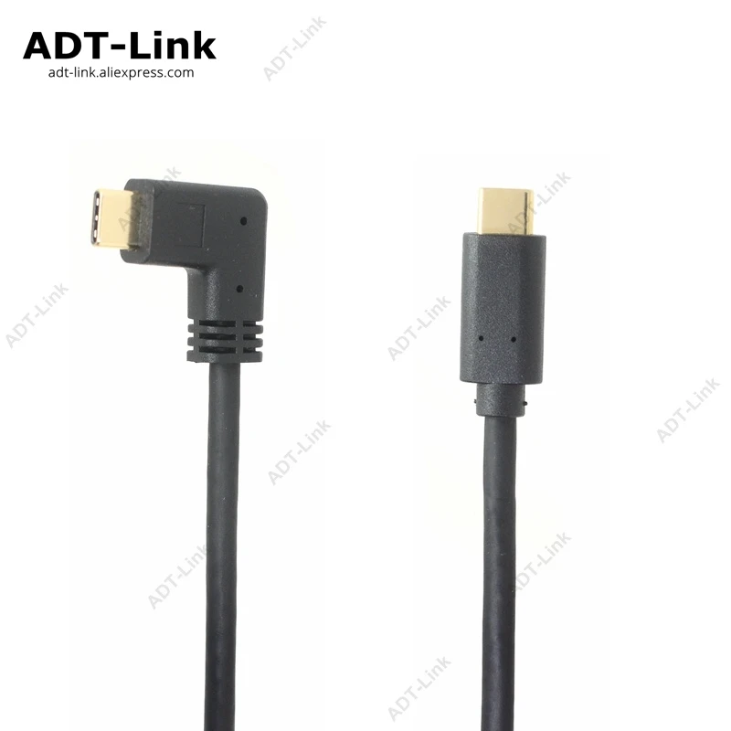 USB Type C Cable for Samsung S9 S8 Fast Charge Type-C Mobile Phone Charging Wire USB C Angled Cable for Xiaomi mi9 Redmi note 7