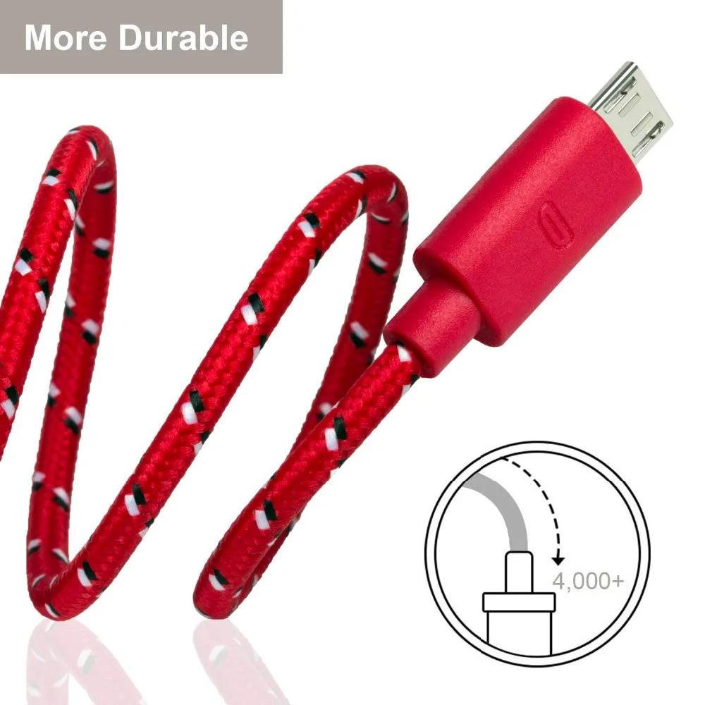 OLAF kabel Micro USB 2A szybkie ładowanie komórkowego kabel do ładowarki telefonu 1 M/2 M/3 M kabel do transmisji danych dla samsung Xiaomi Huawei