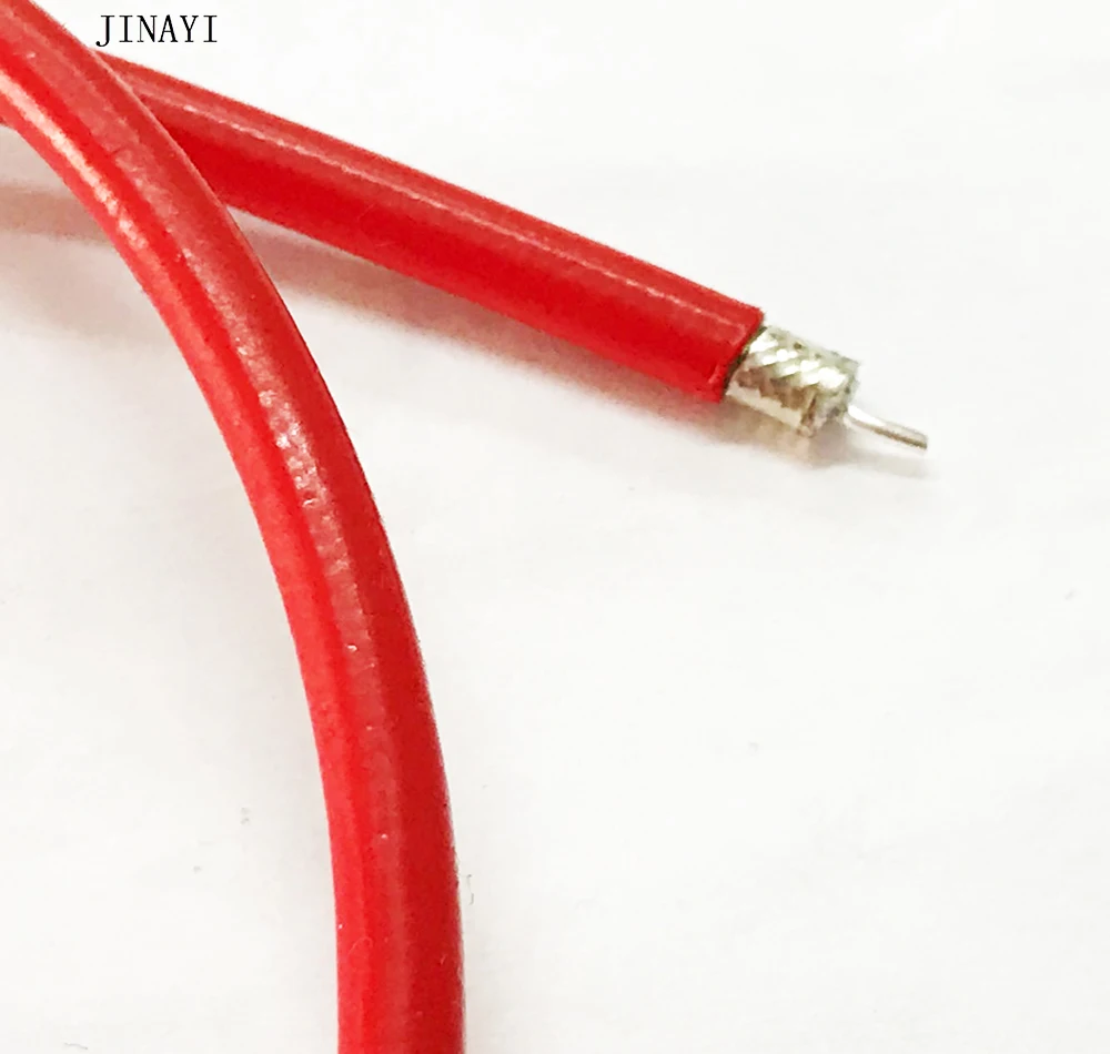 1/2/3m 5m 10m RG402 Red Simi Rigid RF coax cable Semi-Flexible 50ohm RG402 cable 50cm 15m 20m 30m