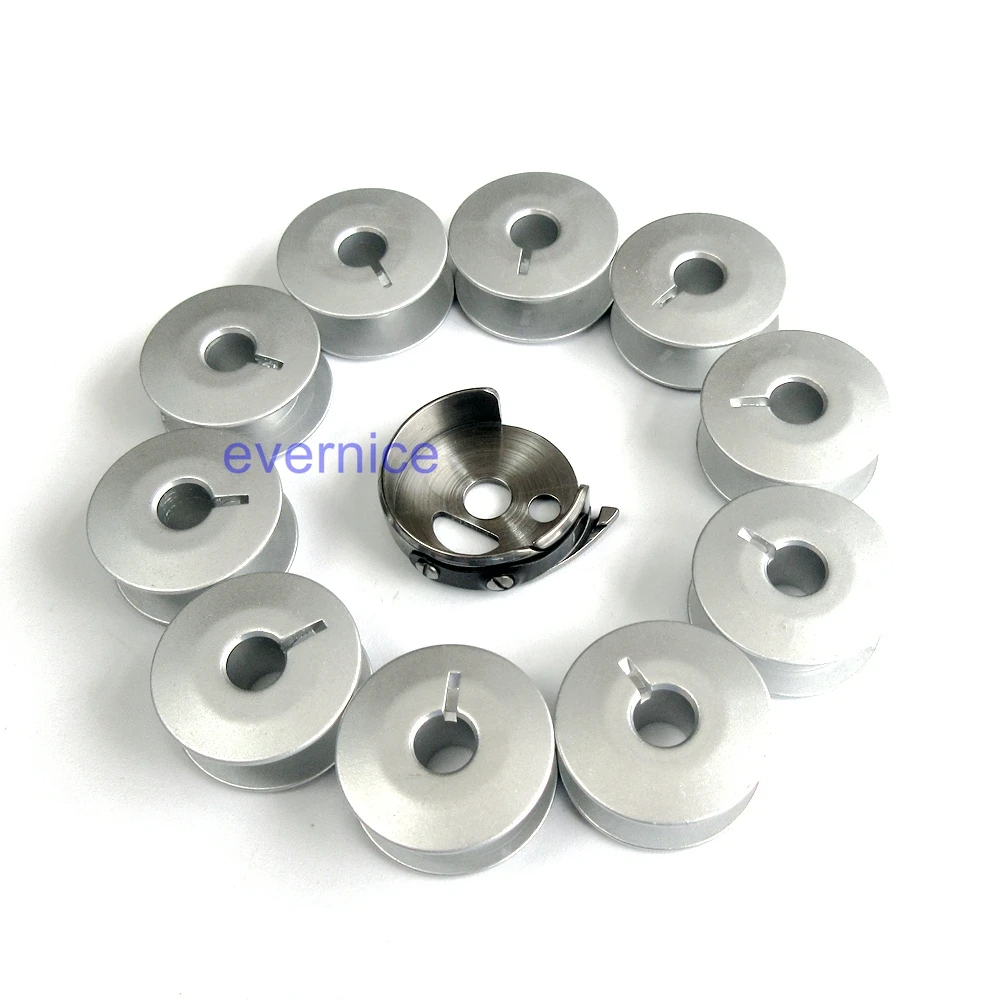 Bobbin Case Cap +10 Bobbins 10159 For Pfaff 141 142 143 144 145 145H3 146 151