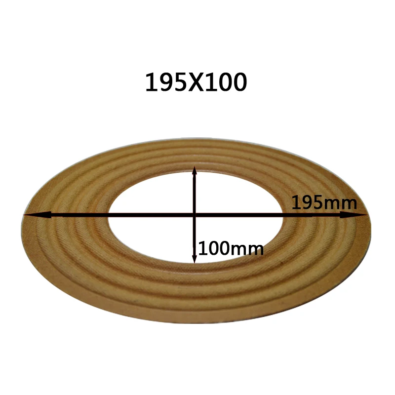 2 個 195 × 100/200 × 75.5 ミリメートル弾性波スピーカーサブウーファーウーファー低音スピーカー修理スパイダーダンパー