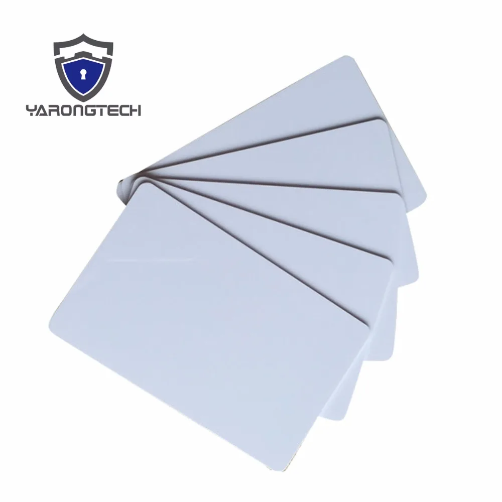 13.56mhz rfid iso 14443a sublimation printable blank white Plastic card -100pcs