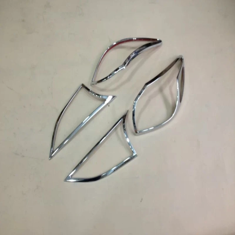 ACCESSORIES FIT FOR MAZDA 3 AXELA 2014 2015 2016 HATCHBACK HATCH CHROME REAR TAIL LIGHT LAMP COVER TRIM BEZEL GARNISH SURROUND