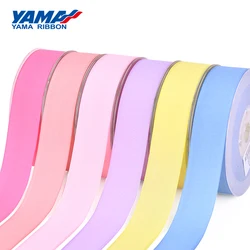 YAMA Grosgrain Del Poliestere Bordo Granulato Nastro 9 16 19 25 38 millimetri e 3/8 5/8 3/4 1 1-1/2 pollici 100Yards Stampato Nastri Archi