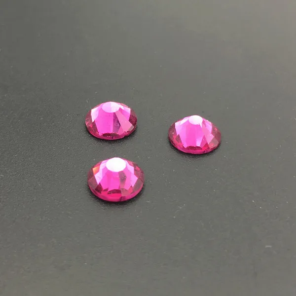 

All Sizes Fuchsia Nail Art Rhinestones Non HotFix Rhinestones For DIY,Nail Art Decorations,Garment Accessories