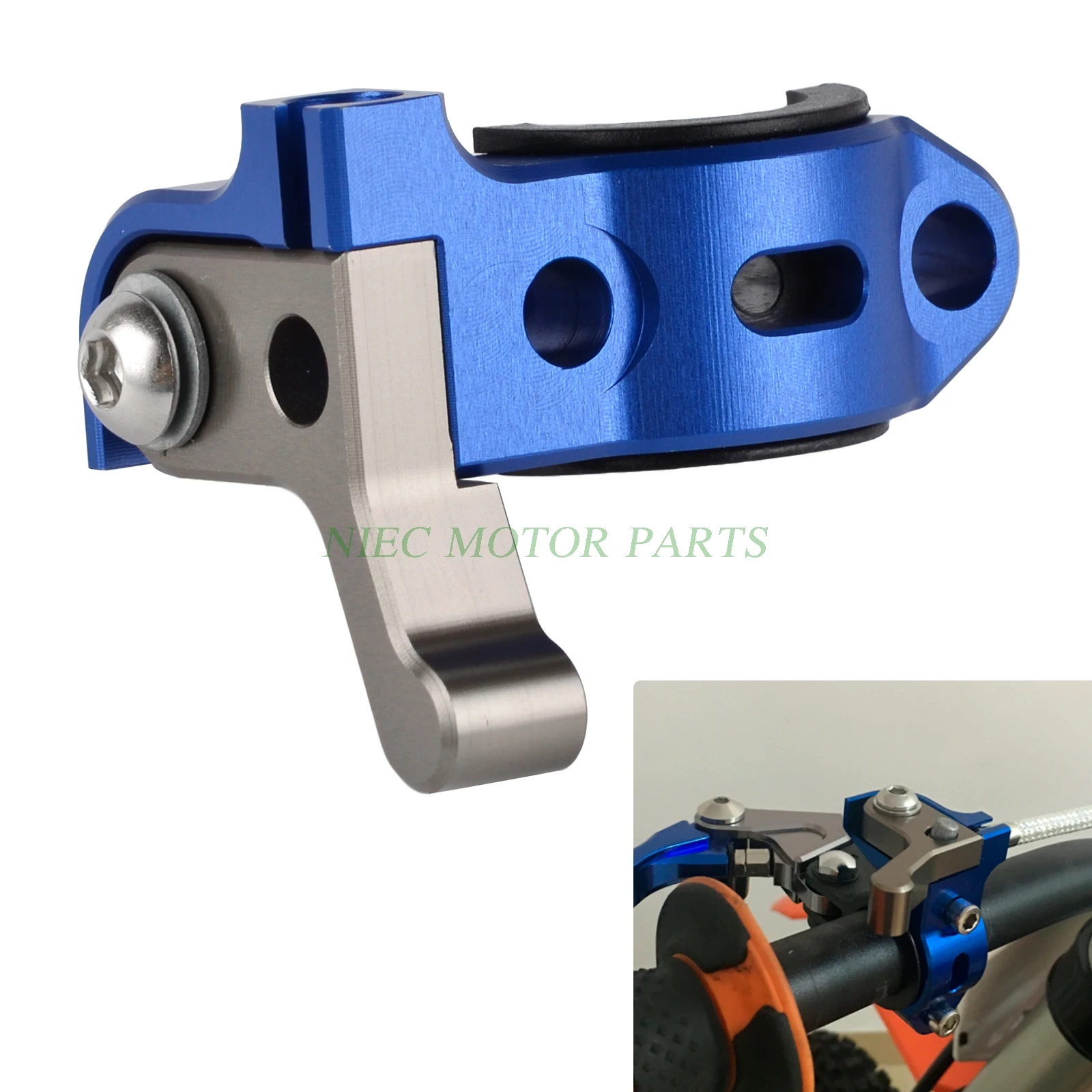 H2CNC Rotating Bar Clamp Hot Start Lever For Yamaha WR250 F WR250R WR250F WR426F WR450F TTR250 YZ125 250 250F 426F YZ450F  YZ85