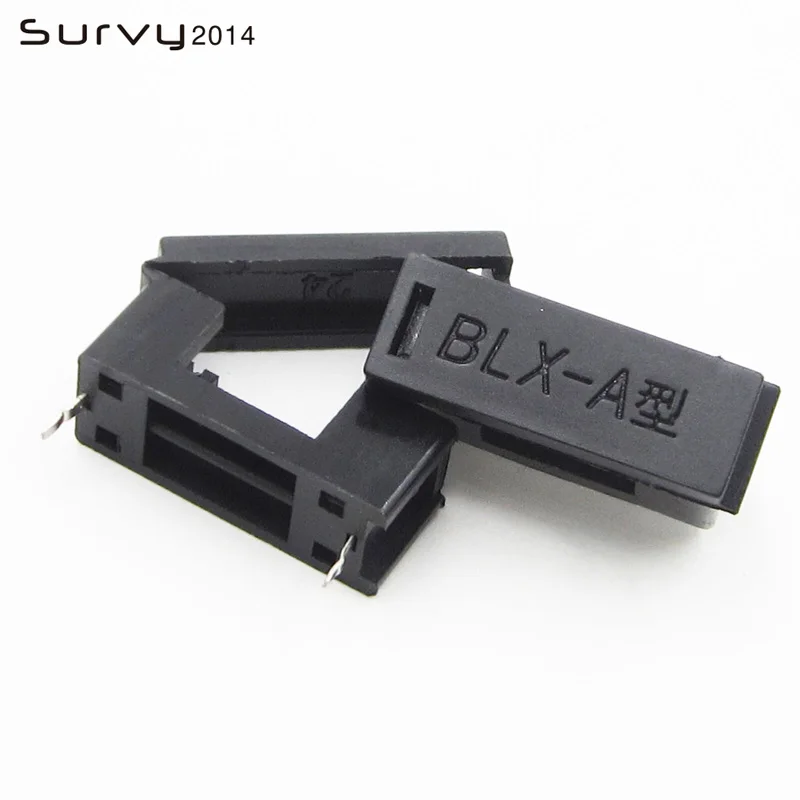 10PCS PCB 5*20mm Mount BLX-A type FUSE HOLDER 5MM X 20MM 15A/125V SOLDER HOLDERS Insurance header Fuse 5x20 mm