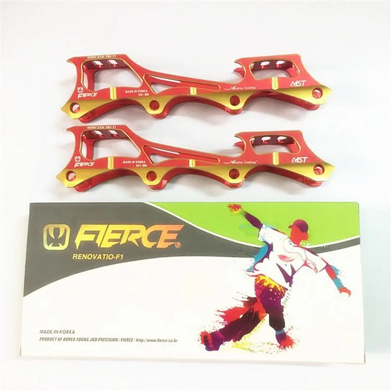 243mm Rockered Skates Base Roller F1 Slalom Rocked 72MM 76MM 80MM Inline Skating Frame 4X80mm 4X76mm 4X72mm 231mm 219mm MST FSK